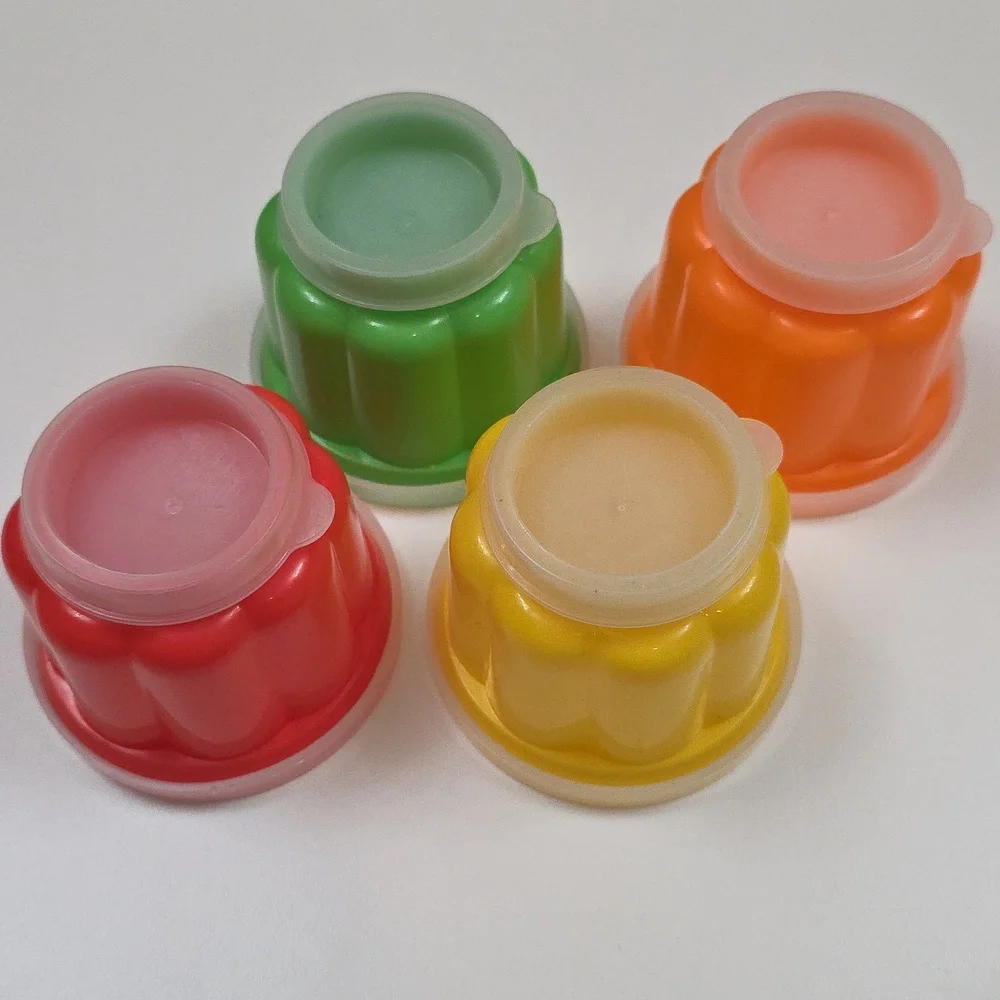 Jello Mold - Individual Jello Mold Set - Red, Green, Yellow, Orange